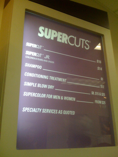 Supercuts Price List Supercuts Price List